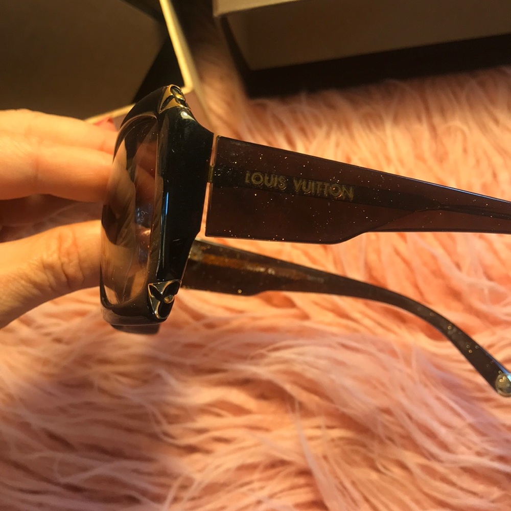Hortensia Brown Glitter Louis Vuitton Vintage - Picture 2 of 6